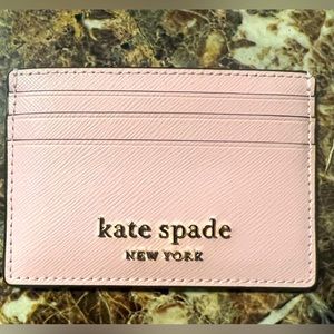 Kate spade brand new light pink slim card holder